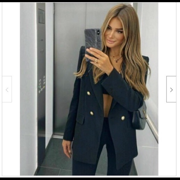 Zara | Jackets \u0026 Coats | Zara Navy 
